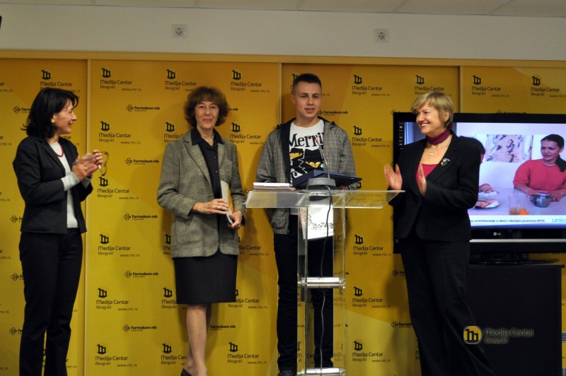 Svečana dodela nagrada UNICEF-a za novinare za 2010.