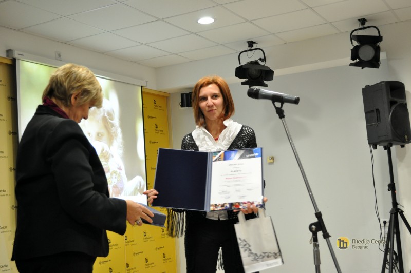 Svečana dodela nagrada UNICEF-a za novinare za 2010.